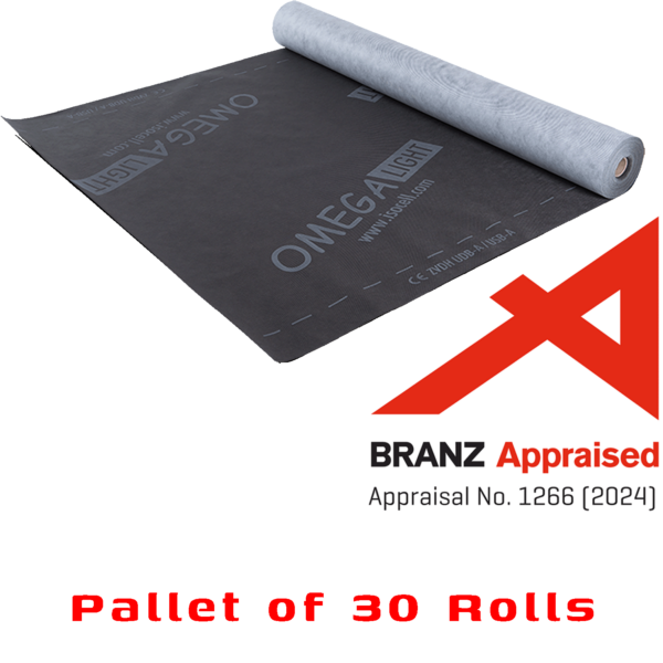 OMEGA LIGHT Roof and Wall Membrane - 30 Rolls Pallet