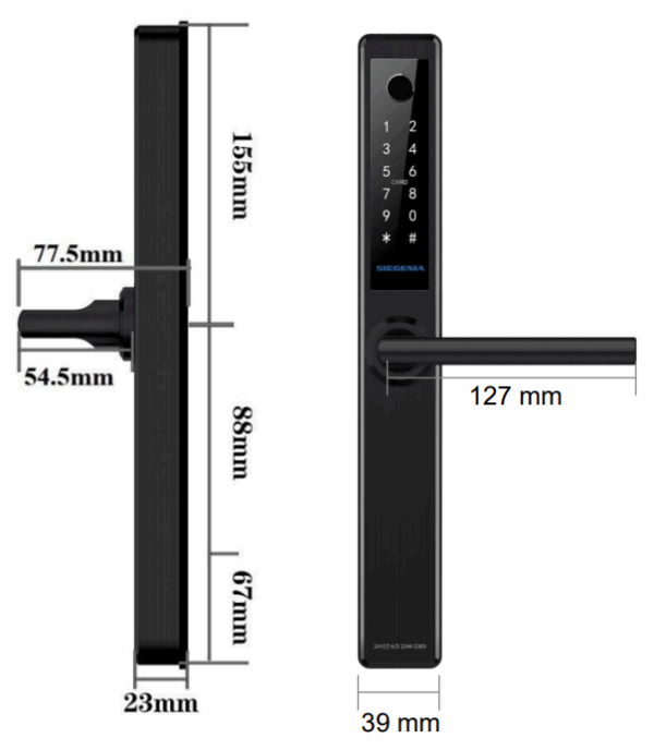 Siegenia Digital Door Lock - Image 2