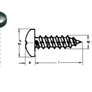 E-NORMPRO Pan Head Sheet Metal Screw