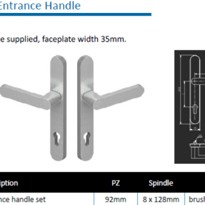 Specials Lot 27/10 - Frontline Entrance Handles