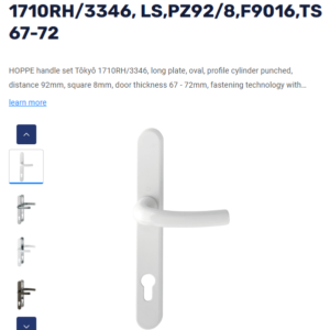 Specials Lot 54/1 - Hoppe Tokyo Entrance handles