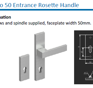 Specials Lot 27/4 - Frontline Entrance Handles