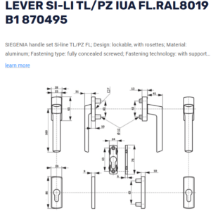 Specials Lot 34 - Balcony Set Handles