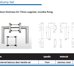 Specials Lot 20/4 - Greenteq Balcony Sets