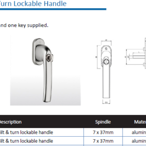 Specials Lot 21/2 - Lockable Window Handles